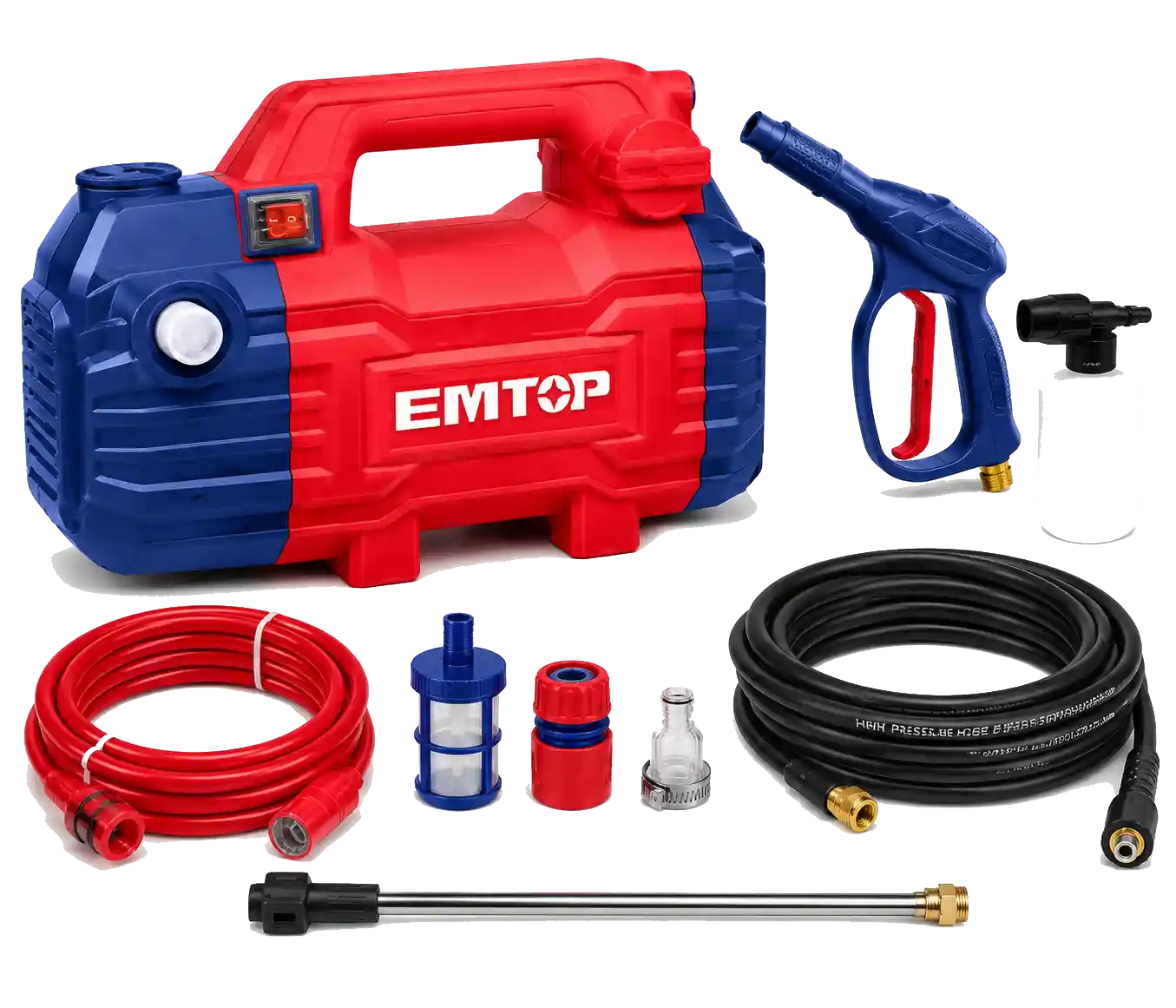 کارواش موتوری 100بار ام تاپ EMTOP مدل EM-ECW-EHPW1501
